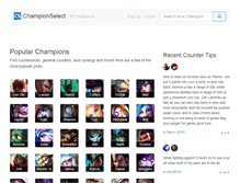 Tablet Screenshot of championselect.net